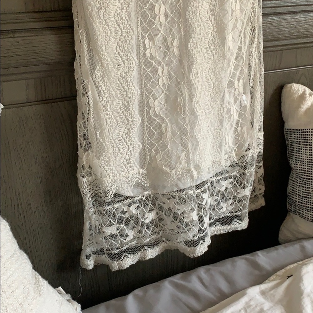 White boho dress size small - Picture 5 of 5